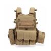 Invenko Heavy Duty Tactical Molle Airsoft Vest Outdoor Hunting Paintball Sports Outdoor Gaming Security Guard Duty Soft Vest (tan) view 2