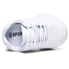 Lnafan Womens Girls Lace-Up Gym Sport Aerobics Cheerleading Dance Shoes Training Sneakers White Size 5.5M view 4