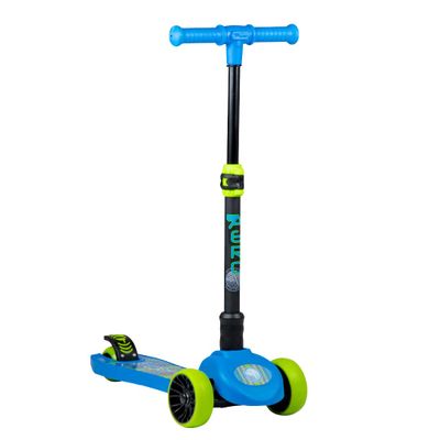 Aero Toddler, Kids Scooter  3 Wheel Scooter, Adjustable Handles, LED Wheels, Rear Brake, Durable, Folding Scooter, Easy Grip Deck, Outdoor Toys, Kick Scooters for Boys and Girls, Ages 3 and Up