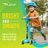 Aero Toddler, Kids Scooter  3 Wheel Scooter, Adjustable Handles, LED Wheels, Rear Brake, Durable, Folding Scooter, Easy Grip Deck, Outdoor Toys, Kick Scooters for Boys and Girls, Ages 3 and Up view 2
