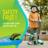Aero Toddler, Kids Scooter  3 Wheel Scooter, Adjustable Handles, LED Wheels, Rear Brake, Durable, Folding Scooter, Easy Grip Deck, Outdoor Toys, Kick Scooters for Boys and Girls, Ages 3 and Up view 3