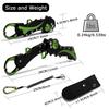 Night Cat Folding Fishing Lip Gripper Grabber Grip with Sheath Foldable Collapsible Fish Holder Control Accessories Portable Lightweight Aluminium Alloy 110lbs Loading Capacity view 2