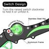 Night Cat Folding Fishing Lip Gripper Grabber Grip with Sheath Foldable Collapsible Fish Holder Control Accessories Portable Lightweight Aluminium Alloy 110lbs Loading Capacity view 4