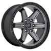 D698 17X9 6X5.5 MT-GNMTL-BBR -12MM CUSTOM RIM view 1