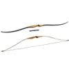 54Inch Archery Traditional Recurve Bow 10-35lbs Sport Bow Bow and Arrow Set Wooden Longbow Hunting for Target Practice Training Right Handed (Bow+6pcs Arrows, 35lbs) view 4