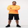 DEVOPS 2 Pack Men's Sun Protection Shirts UV SPF Long Sleeve Rash Guard Fishing Running Garden Cycling Garage Shirt Homewear Quick Dry Lightweight (Small, Safty Orange) view 2
