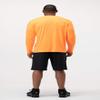 DEVOPS 2 Pack Men's Sun Protection Shirts UV SPF Long Sleeve Rash Guard Fishing Running Garden Cycling Garage Shirt Homewear Quick Dry Lightweight (Small, Safty Orange) view 4