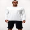 DEVOPS 2 Pack Men's Sun Protection Shirts UV SPF Long Sleeve Rash Guard Fishing Running Garden Cycling Garage Shirt Homewear Quick Dry Lightweight (3X-Large, White) view 2