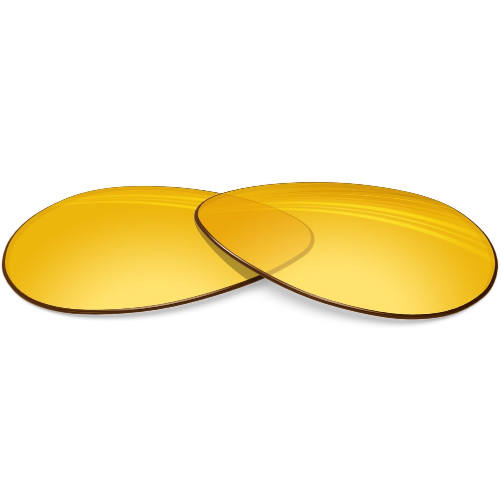 BLAZERBUCK Anti-salt Replacement Lenses for Oakley Dispatch 2 OO9150 - High Intensity yellow