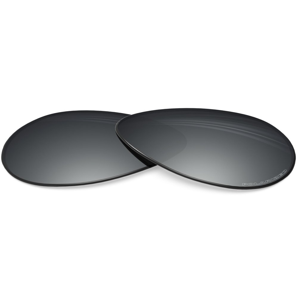 BLAZERBUCK Anti-salt Polarized Replacement Lenses for Oakley Dispatch 2 OO9150 - Silver Chrome