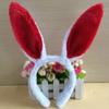 2 Sets Long Rabbit Ears Headband Bunny Costume Kit with Bowknot Tie Furry Tail for Kid Adult Christmas Easter Cosplay view 4