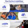 Hazli Matrix AirCell Memory Foam Camping Mattress Pad - Roll Up Mattress for Adults - Portable Cot Sleeping Pad for Camping -Floor Mat or Bed Roll for Car, SUV - Single 75"x30"x3" - Navy Blue view 4