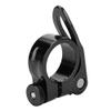 Bicycle Seat Post Clamp, Quick Release Lever for 28.6mm or 25.4mm Seat Tubes, Aluminum Alloy (Black) view 3