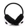 IPENNY Kids Winter Warm Soft Plush Earmuffs Boys Girls Soccer Ear Warmer for Outdoor (Soccer,Black) view 2