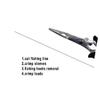 Amoygoog Stainless Steel Fishing Pliers - Needle Nose Plier for Cutting Fishing Line, Multitool Pliers with Sheath and Telescopic Lanyard | Fishing Tools view 2