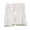 Sevenfly 1 Pairs Women Winter Warm Knit Fingerless Gloves Hand Crochet Thumbhole Arm Warmers Mittens(Creamy-White) view 1