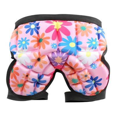 Kids Hip Pad Protector Snowboard Skating Hip Butt Pad for Children, Skating Cycling Outdoor Activities(Red)