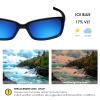 BlazerBuck Anti-salt Polarized Replacement Lenses for Oakley Dispute OO9233 - Ice Blue view 3