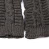 Sevenfly 1 Pairs Women Winter Warm Knit Fingerless Gloves Hand Crochet Thumbhole Arm Warmers Mittens(Dark Gray) view 3