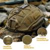 OneTigris Helmet Cover, Tactical Fast Cloth for Ops-Core Fast PJ Helmet in Size M/L, OneTigris PJ Airsoft Cover in Size M/L view 3