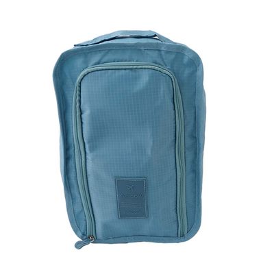 Timesuper Travel Shoe Bag with Zipper Foldable Waterproof Portable Storage Organizer Bags,Sky Blue