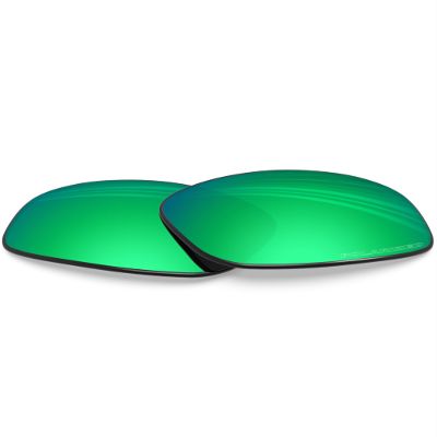 BlazerBuck Anti-salt Polarized Replacement Lenses for Oakley Dispute OO9233 - Emerald Green