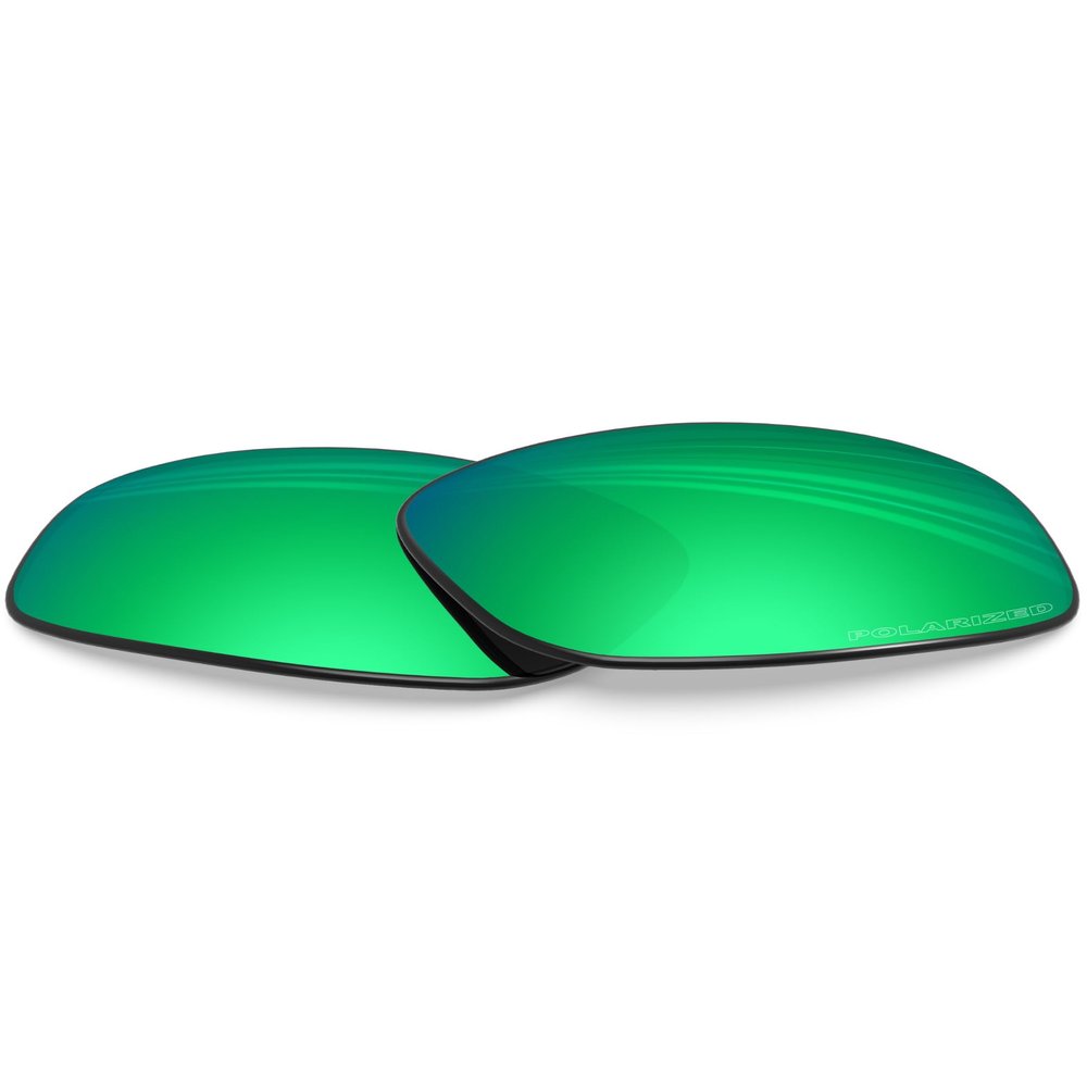 BlazerBuck Anti-salt Polarized Replacement Lenses for Oakley Dispute OO9233 - Emerald Green