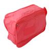 Timesuper Travel Shoe Bag with Zipper Foldable Waterproof Portable Storage Organizer Bags,Pink view 2