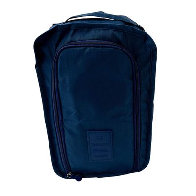 Timesuper Travel Shoe Bag with Zipper Foldable Waterproof Portable Storage Organizer Bags,Navy Blue