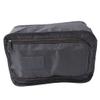 Timesuper Travel Shoe Bag with Zipper Foldable Waterproof Portable Storage Organizer Bags,Gray view 4