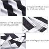 ChinFun Sporting Goods Referee Shirt for Mens and Womens, Black and White Stripe Umpire Jersey V Neck Ref Uniform for Football Halloween Size L view 3