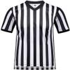 ChinFun Sporting Goods Referee Shirt for Mens and Womens, Black and White Stripe Umpire Jersey V Neck Ref Uniform for Football Halloween Size L view 4