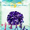 Pom Poms, Cheerleader Aerobics Pom Poms Pompoms for Dance Party School Sports Competition(&Silver) view 3