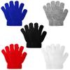 ONESING 5 Pairs Kids Gloves Knit Gloves for Kids Winter Gloves Stretchy White Kid Glove Solid Finger Boys Glove for Girls Boys view 1