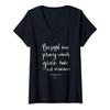 Womens Always Be Joyful Bible Verse Quote 1 Thessalonians 5:16 V-Neck T-Shirt view 1