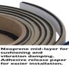 Newbaum's Cushioned Cotton Cloth Handlebar Tape Black. Made in USA (7 ft. Roll of 1.25 Wide wrap) Classic Look and Feel of Cotton, but with Neoprene Padding for Modern Comfort view 2
