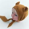 Newborn Infant Baby Boys Girls Photography Props Bow Wrap, Posing Aid, Hat and Blanket Set 4 Pcs (Ginger yellow) view 4