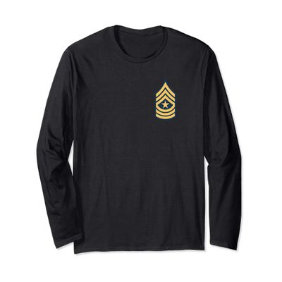 US Army Rank - Sergeant Major (E-9) - SGM Long Sleeve T-Shirt