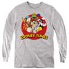 Looney Tunes Smaller Group Youth Long Sleeve T Shirt, Large Athletic Heather view 1