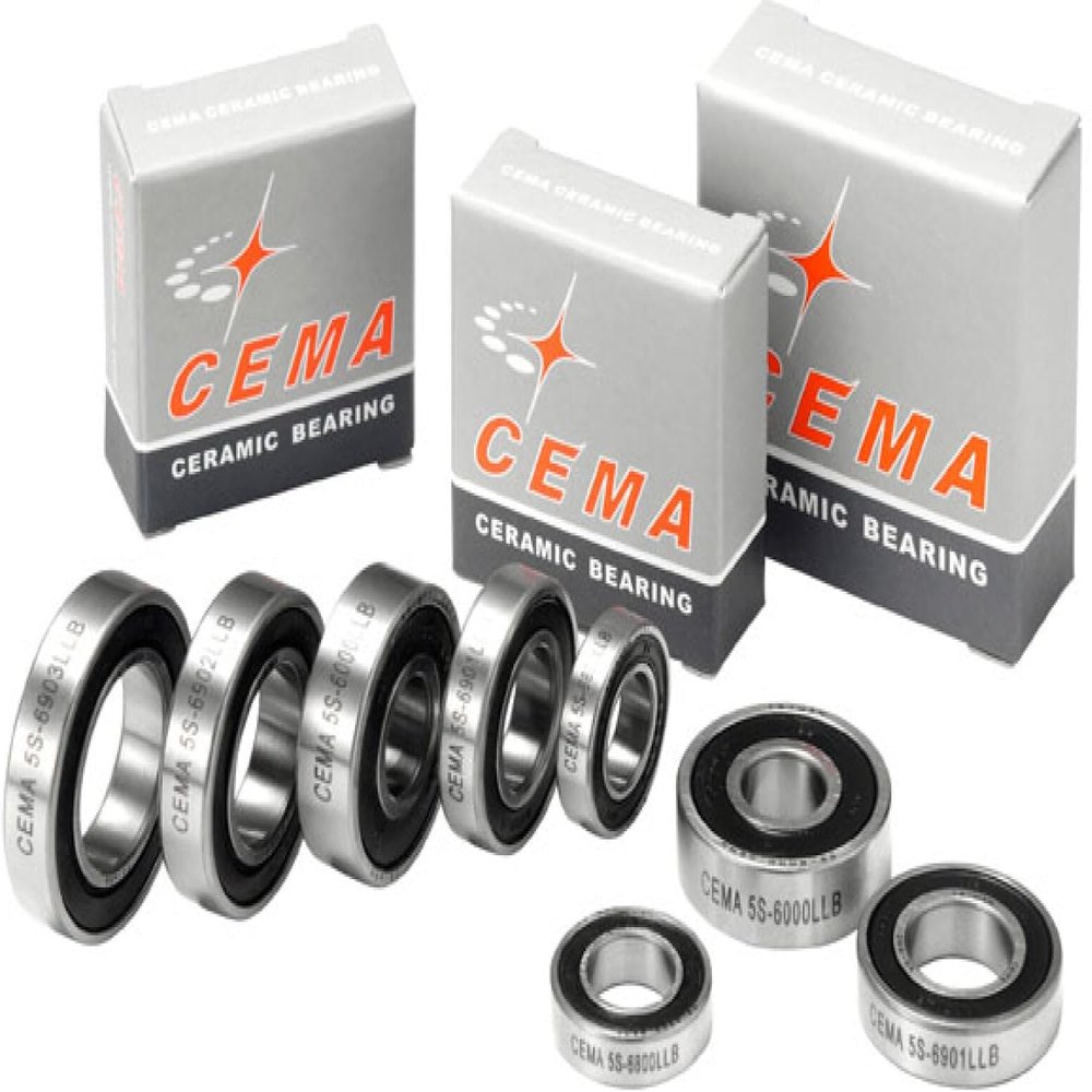 Cema Bearing #6802 (15 x 24 x 5mm) - Chrome Steel