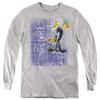Looney Tunes Graffiti Duck Youth Long Sleeve T Shirt, X-Large Athletic Heather view 1