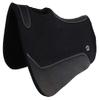 CHALLENGER Horse 30" x 30" Western Contoured Wool Felt Close Contact Saddle Pad Black 39121BK1 view 1