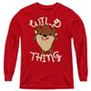 Looney Tunes Wild Thing Kid Youth Long Sleeve T Shirt, X-Large Red view 1