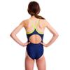Flow Ignite Swimsuit for Girls - Size 23 to 32 One Piece Competition Swim Suit in Black, Blue, and Red (US, Numeric, 23, Regular, Blue/Green) view 4
