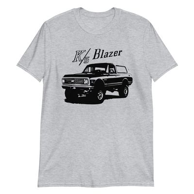 1971 Chevy K5 Blazer Short-Sleeve Unisex T-Shirt Sport Grey