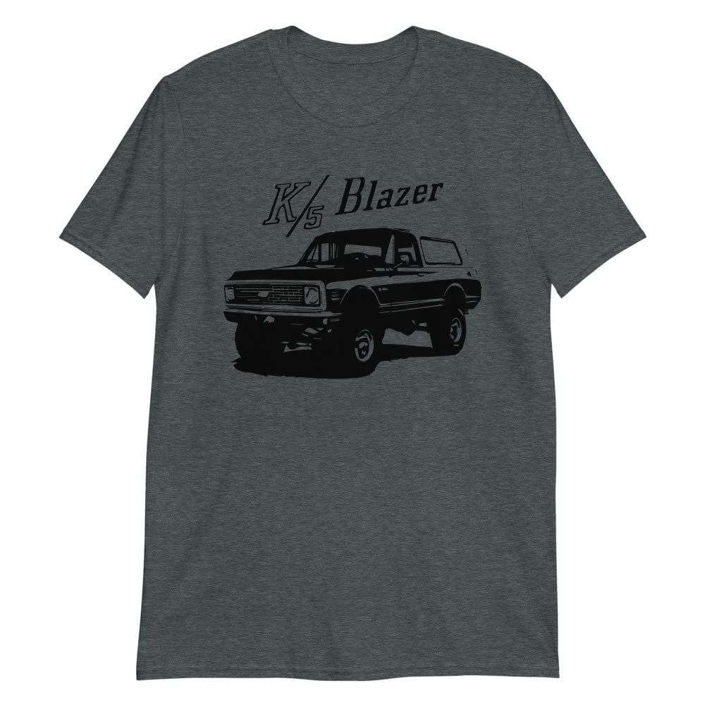 1971 Chevy K5 Blazer Short-Sleeve Unisex T-Shirt Dark Heather