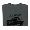 1971 Chevy K5 Blazer Short-Sleeve Unisex T-Shirt Dark Heather view 4