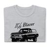 1971 Chevy K5 Blazer Short-Sleeve Unisex T-Shirt Sport Grey view 2