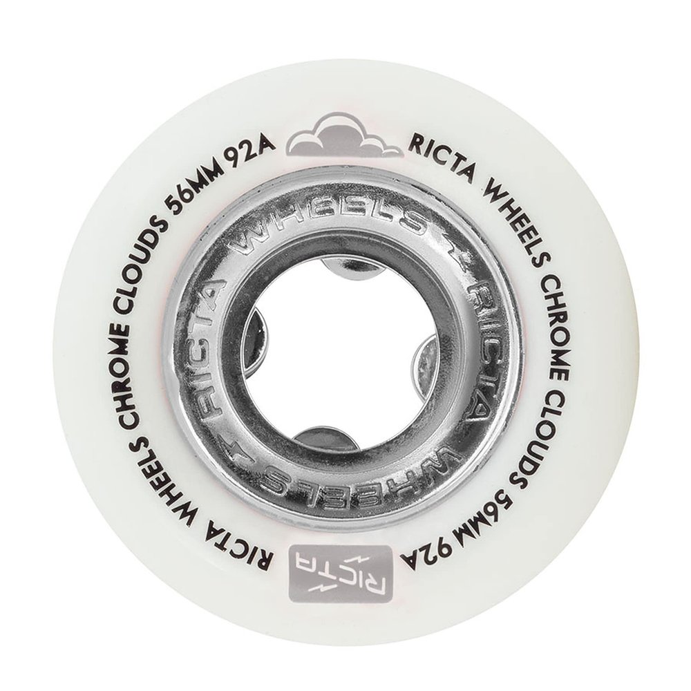 Ricta 56mm Chrome Clouds Black 92a Wheels