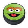 GRAPHICS & MORE Sesame Street Oscar The Grouch Face Ice Hockey Puck view 1